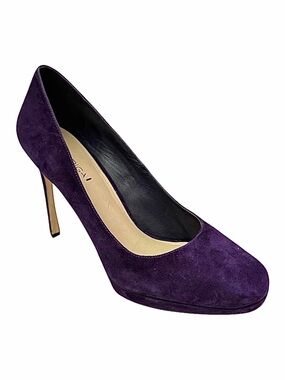Via Spiga Purple Pumps Size 12 EU 42 5” Heels EUC Designer